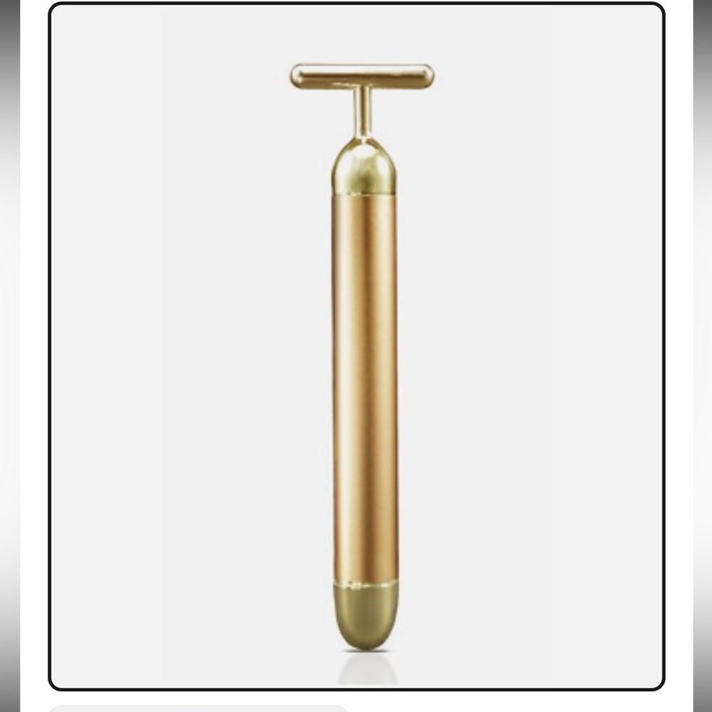 24K Gold Wand Terre Mere Face Roller With Vibrations